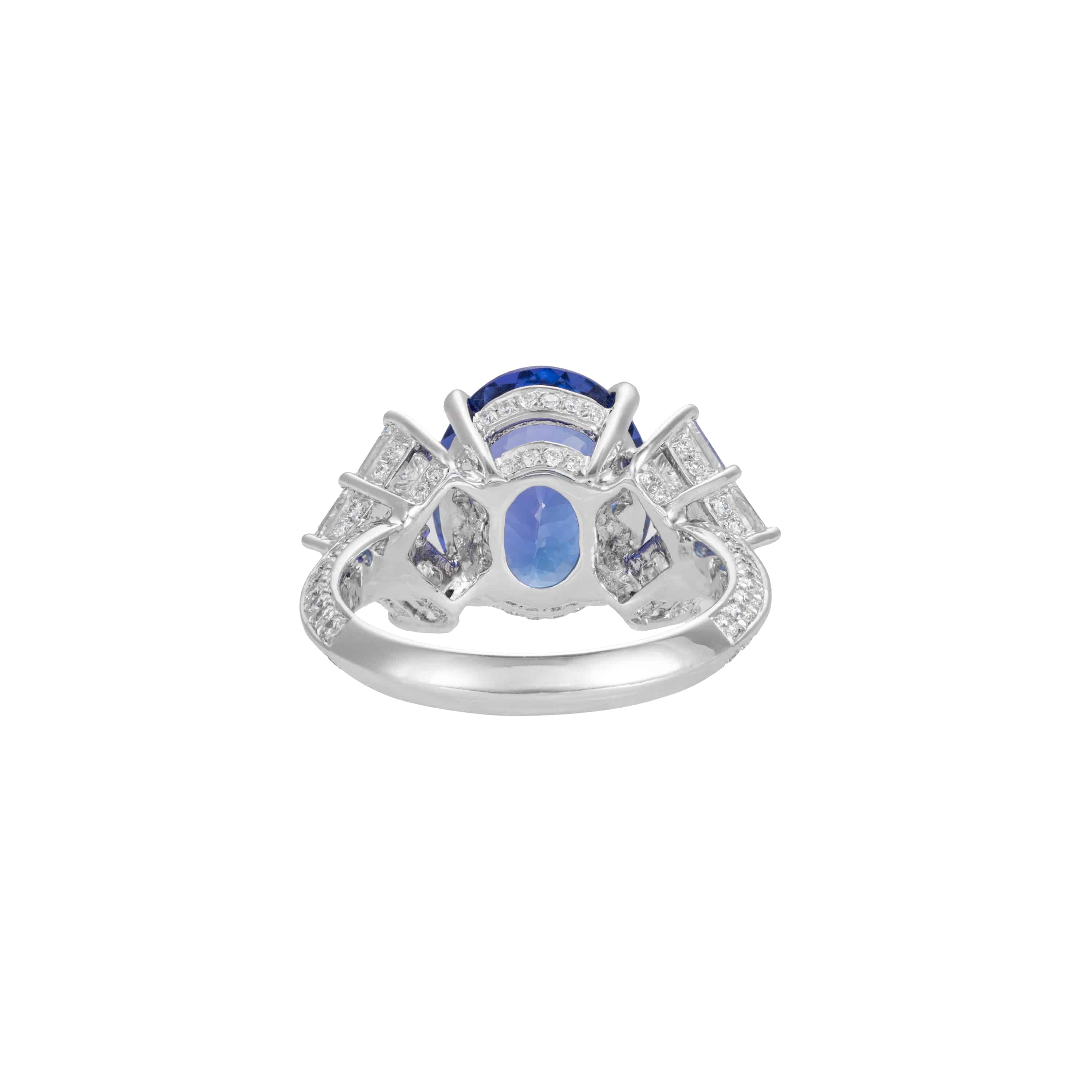 Tanzanite & Diamond Ring - K.S. Sze & Sons