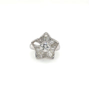 Tappered & Round Diamond Star Ring - K.S. Sze & Sons