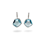 Topaz & Diamond Earrings