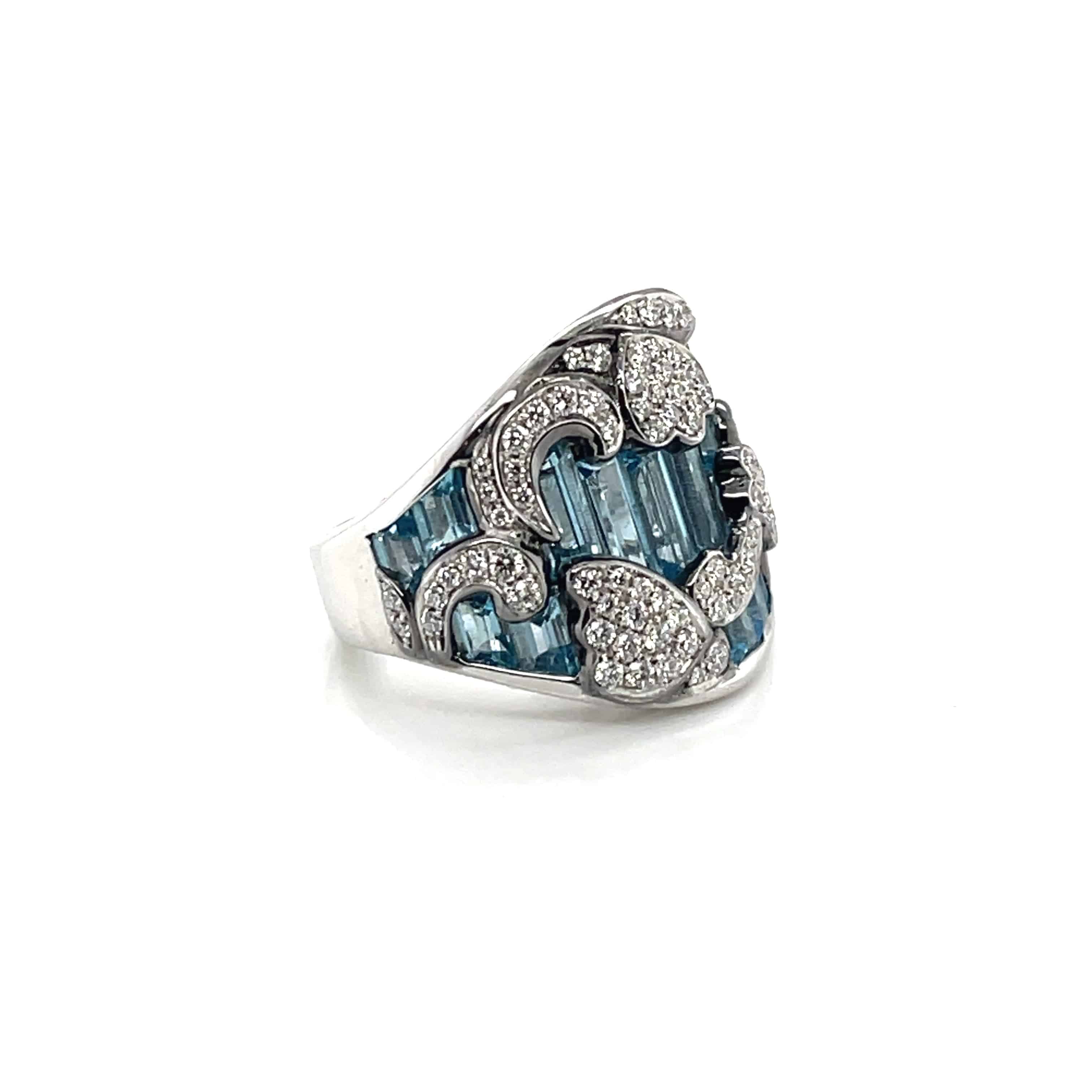 Topaz & Diamond Ring - K.S. Sze & Sons