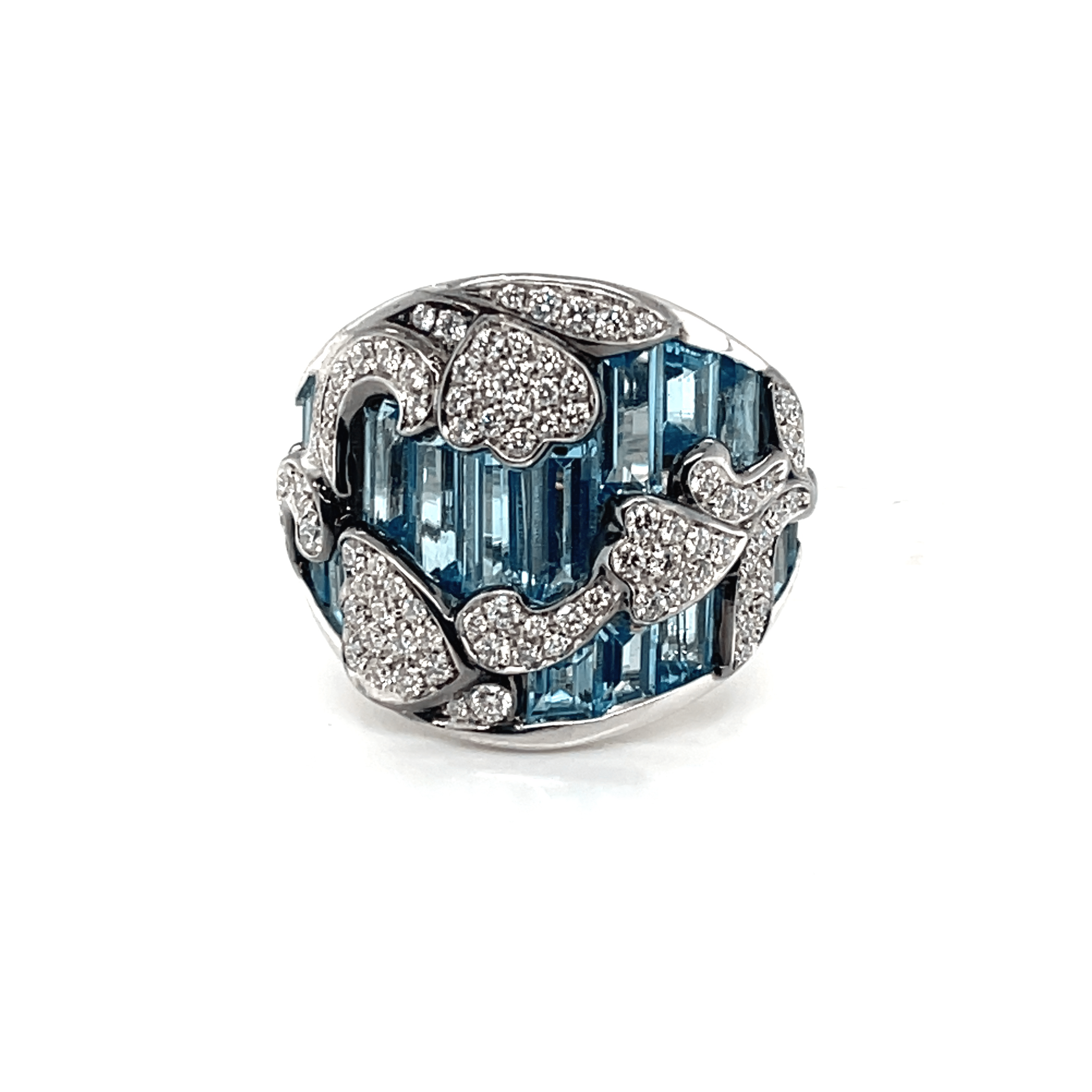 Topaz & Diamond Ring - K.S. Sze & Sons