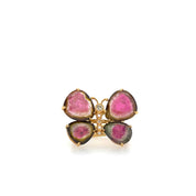 Tourmaline & Diamond Butterfly Ring - K.S. Sze & Sons