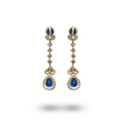 Tranformational Sapphire & Diamond Earrings - K.S. Sze & Sons