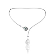 Transformational Diamond & South Sea Pearl Necklace/Earrings