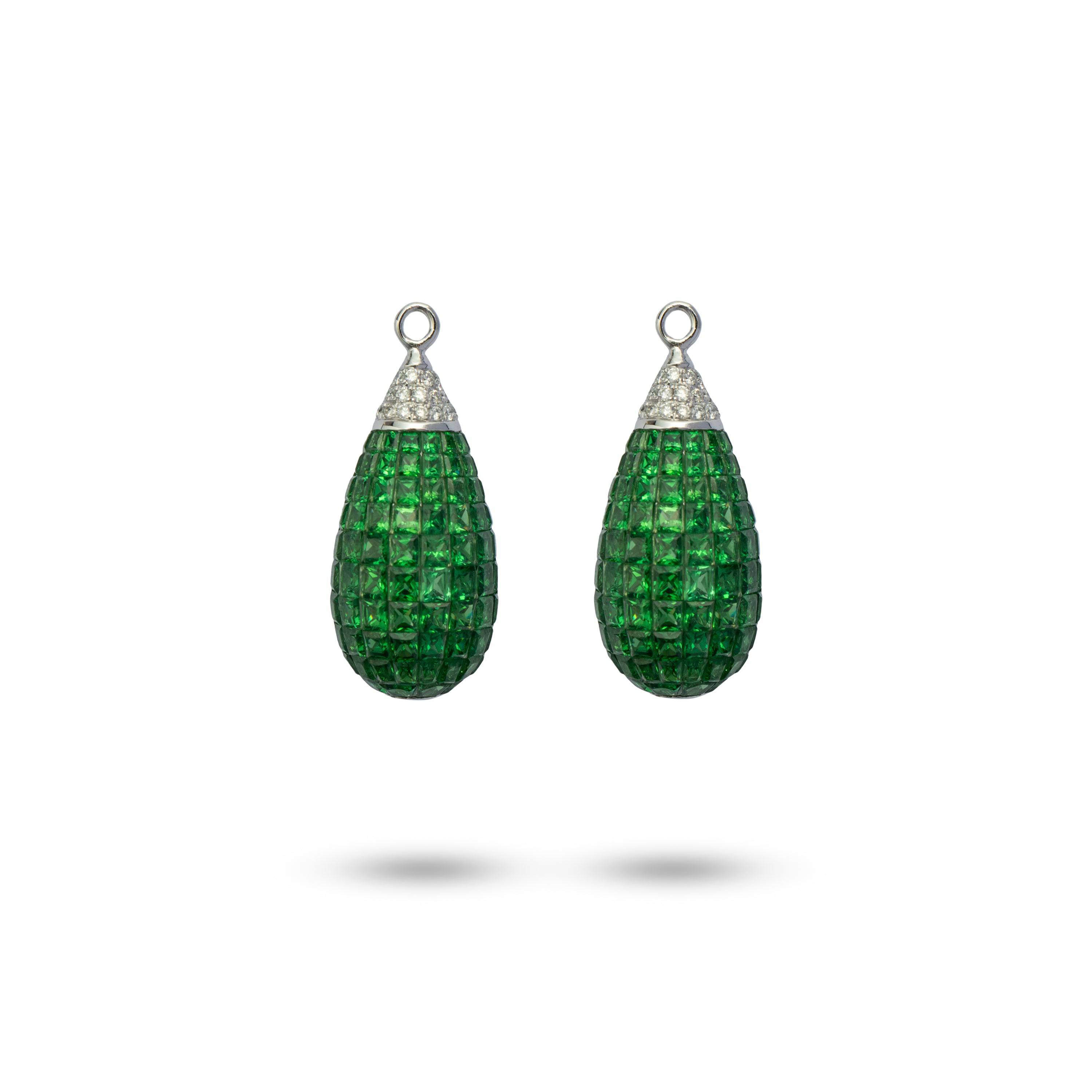 Transformational Diamond & Tsavorite Necklace/Earrings