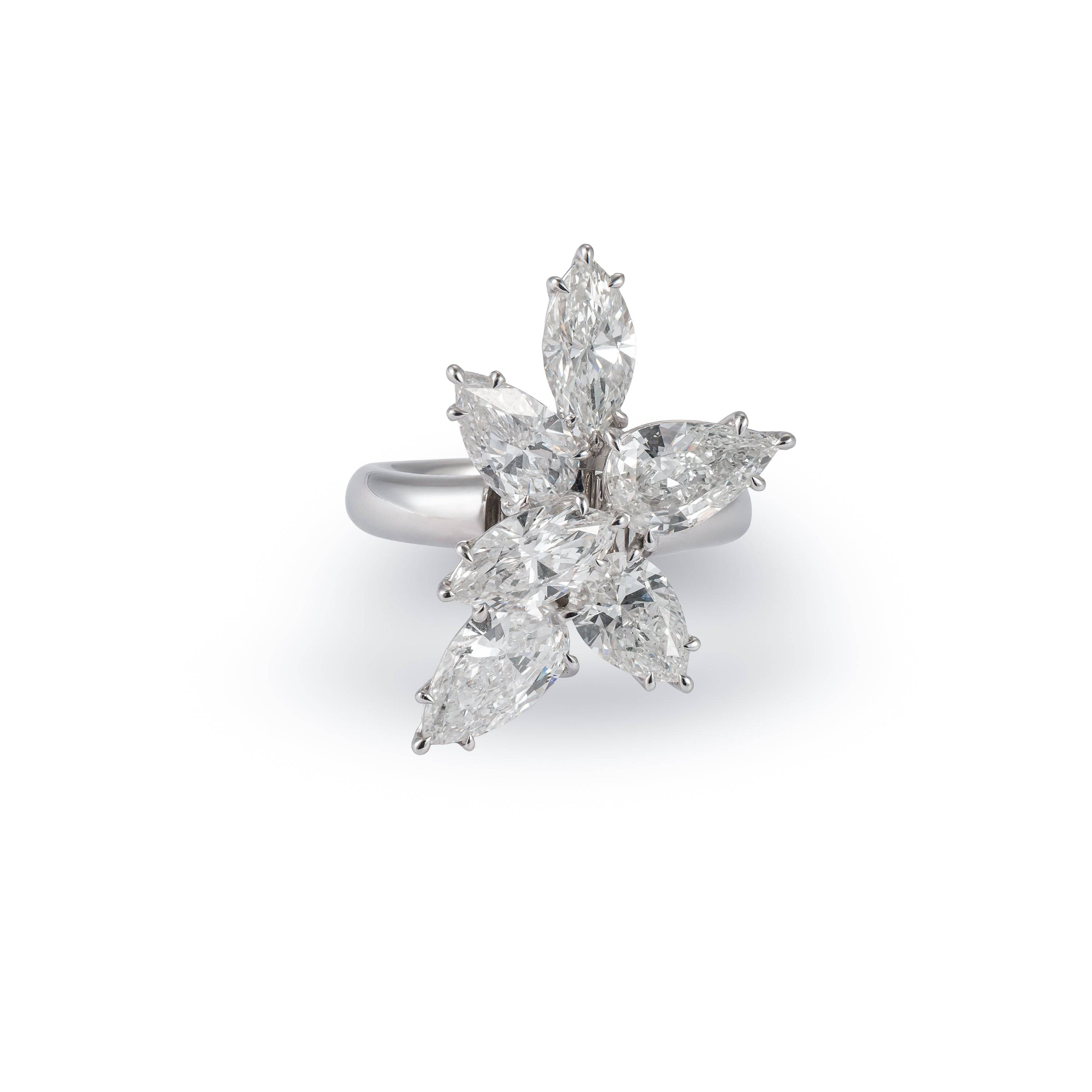 Transformational Fancy Shape Diamond Ring (GIA Certificate) - K.S. Sze & Sons