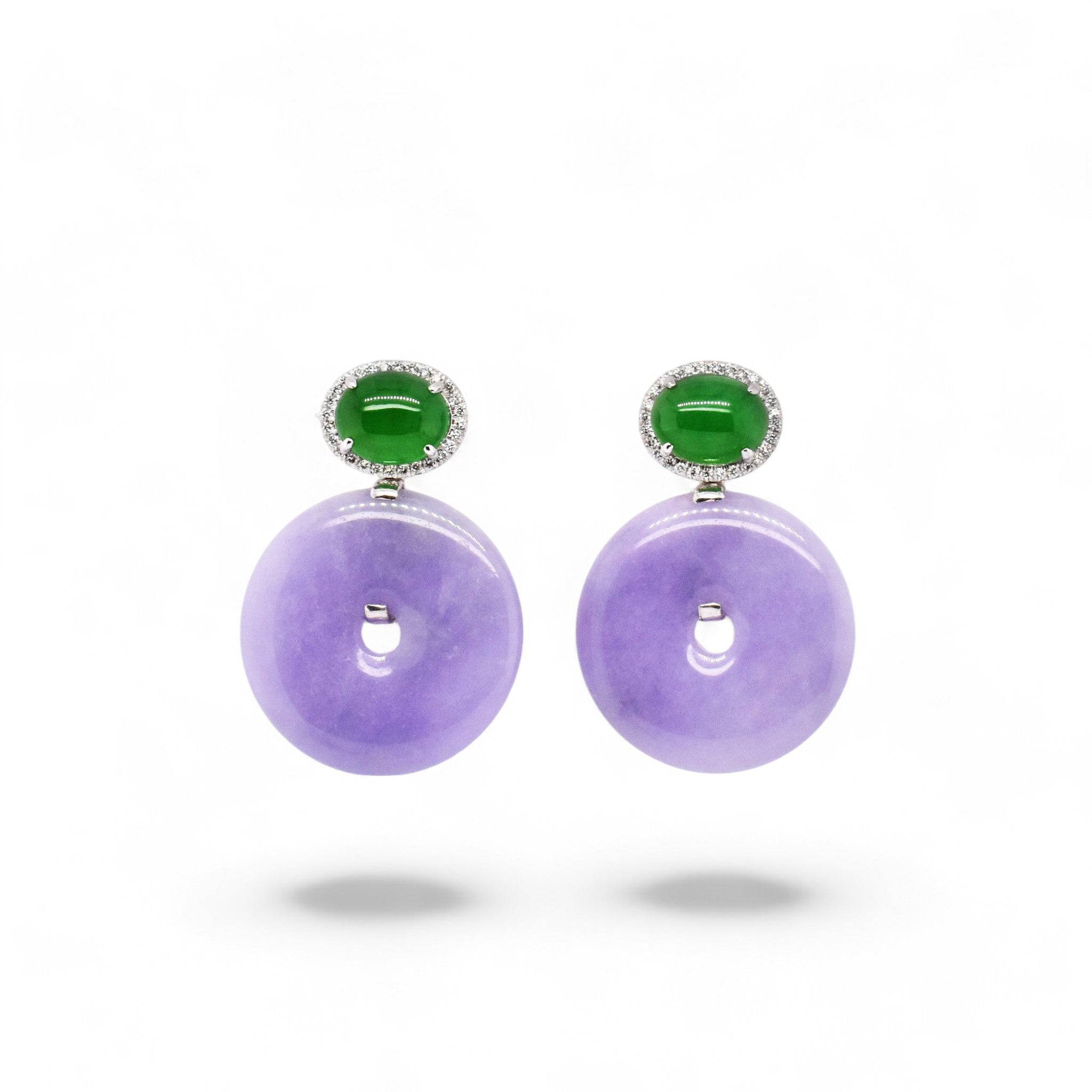 Transformational Modern Jade Earrings - K.S. Sze & Sons