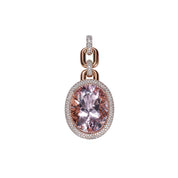 Transformational Morganite & Diamond Necklace