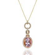 Transformational Morganite & Diamond Necklace