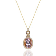 Transformational Morganite & Diamond Necklace