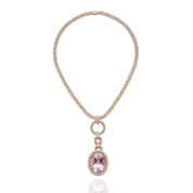 Transformational Morganite & Diamond Necklace