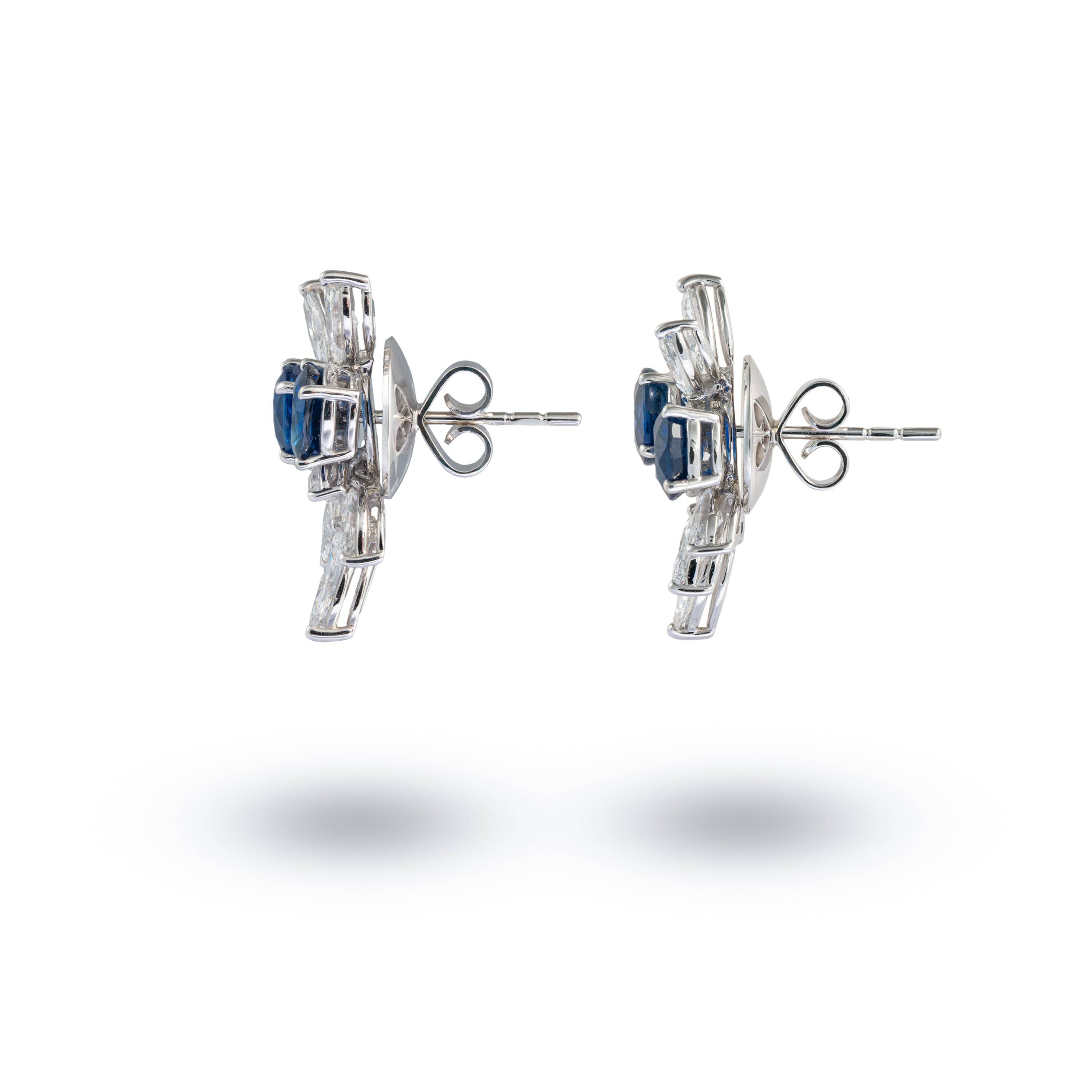 Transformational Sapphire & Diamond Earrings