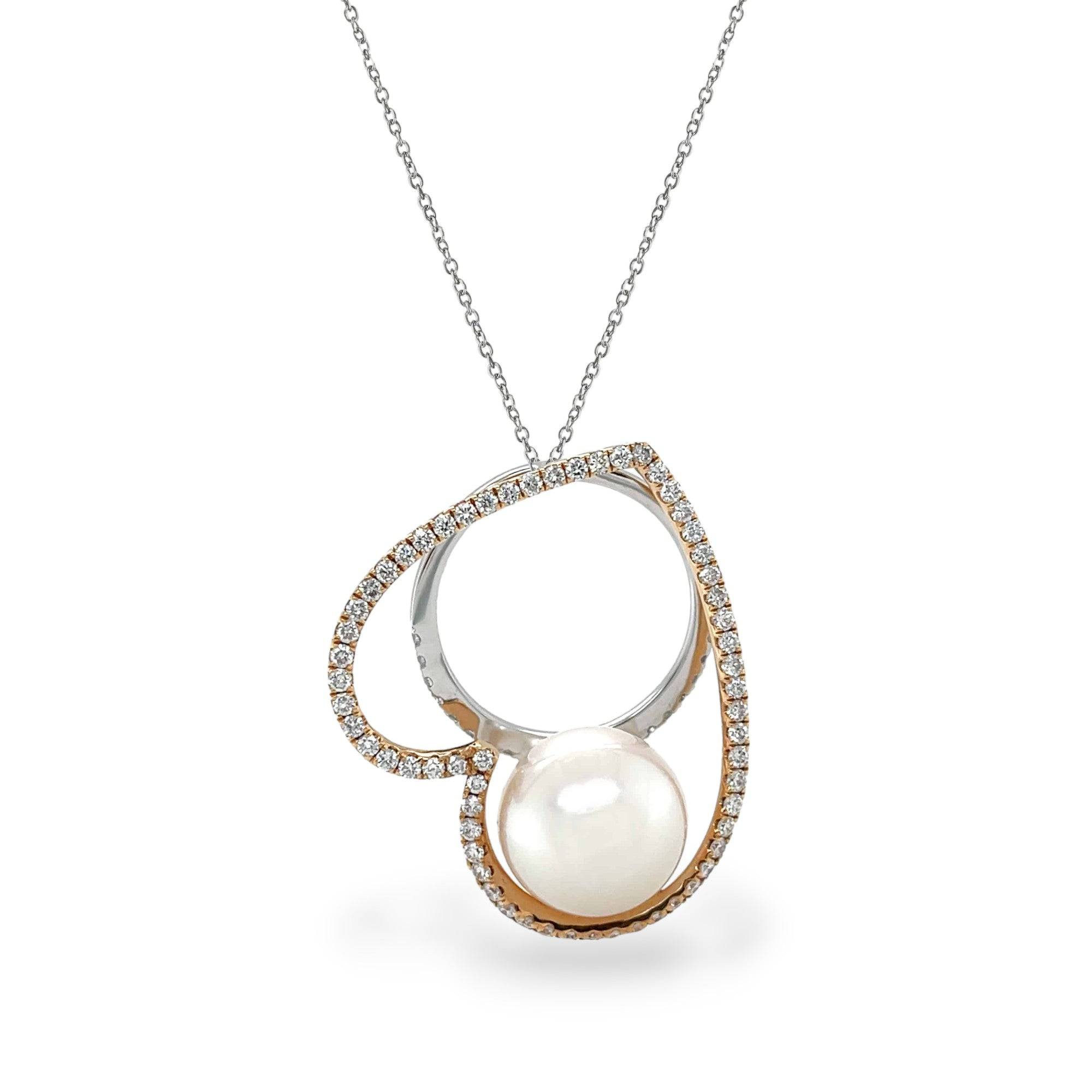 Transformational South Sea Pearl & Diamond Ring/Pendant