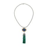 Transformational Tanzanite, Emerald & Diamond Necklace/Ring/Pendant