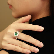 Tsavorite & Diamond Ring - K.S. Sze & Sons