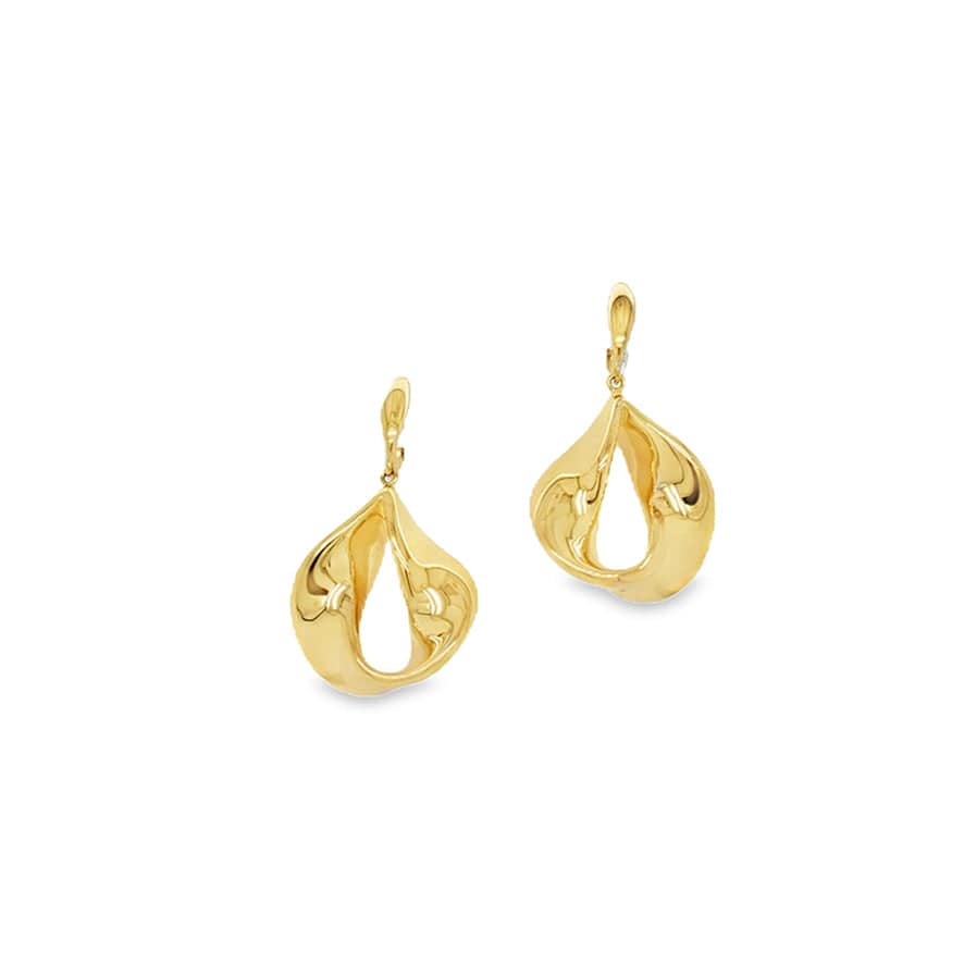 Twist of Gold Earrings - K.S. Sze & Sons