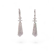 Two Daggers Jade Earrings - K.S. Sze & Sons