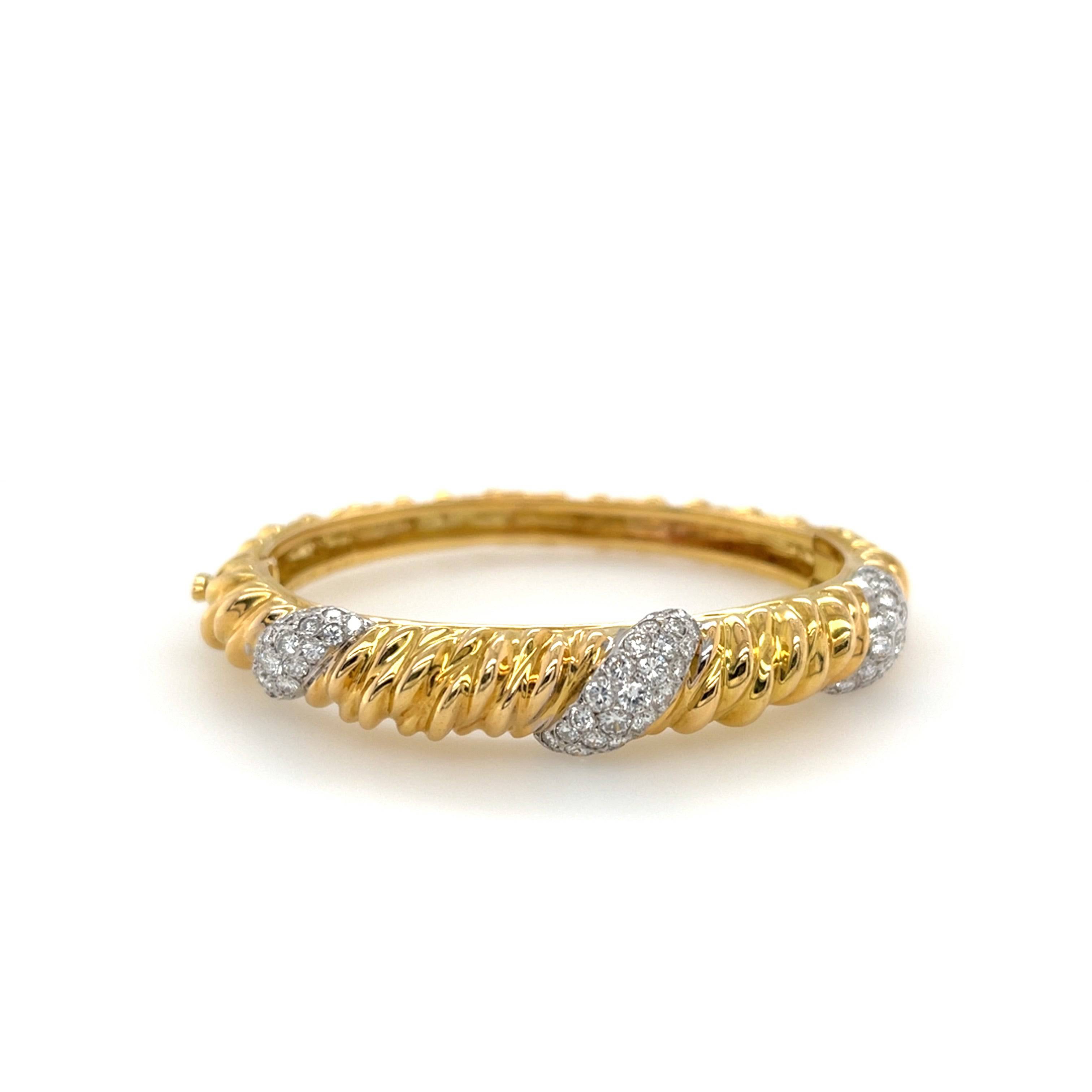 Van Cleef & Arpels Diamond Bangle (SOLD) - K.S. Sze & Sons