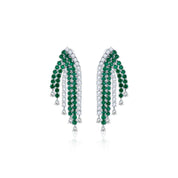 Waterfall Emerald Earrings