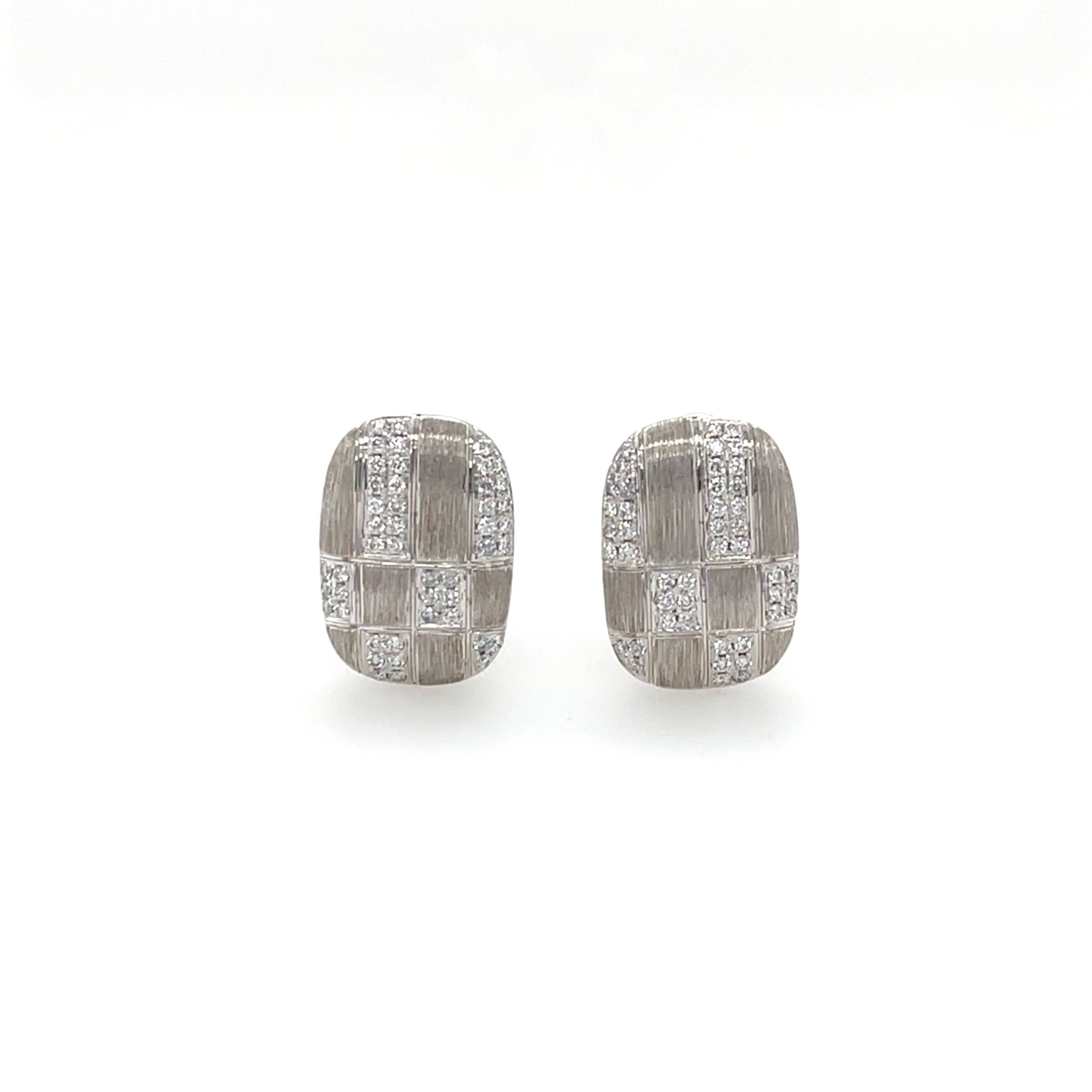 White Diamond Earrings - K.S. Sze & Sons