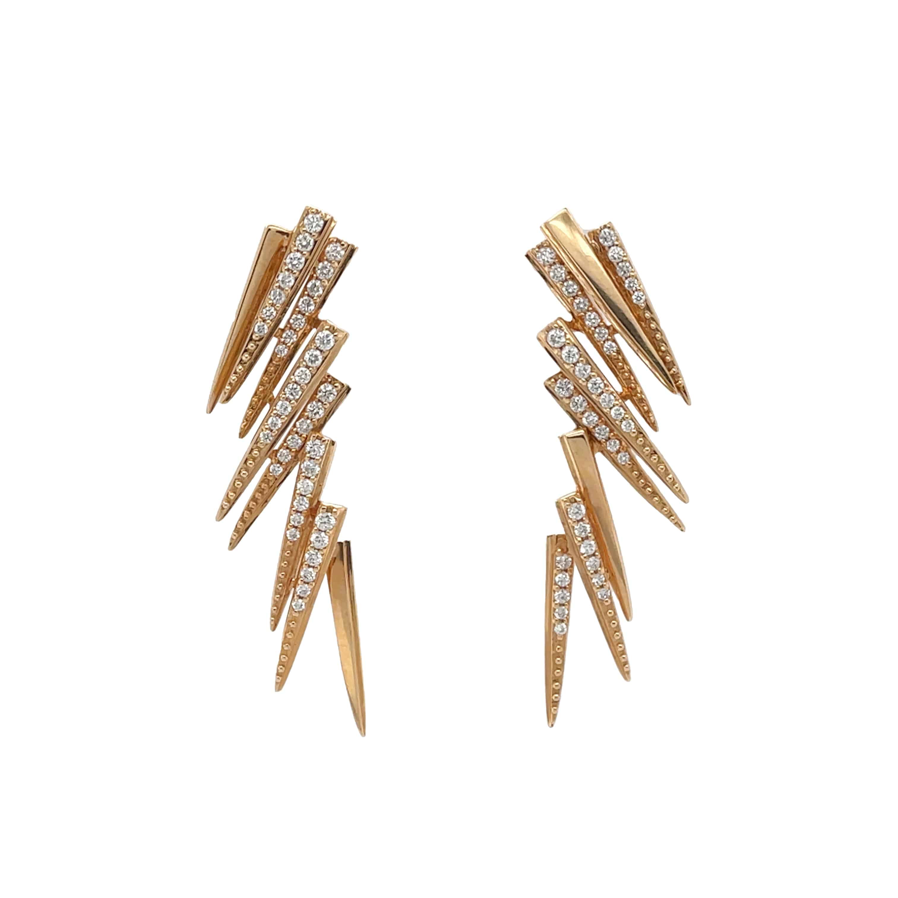 White Diamond Earrings - K.S. Sze & Sons