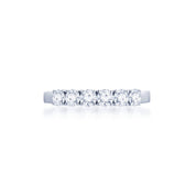 White Diamond Half Eternity Ring - K.S. Sze & Sons