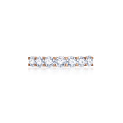 White Diamond Half Eternity Ring - K.S. Sze & Sons