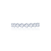 White Diamond Half Eternity Ring