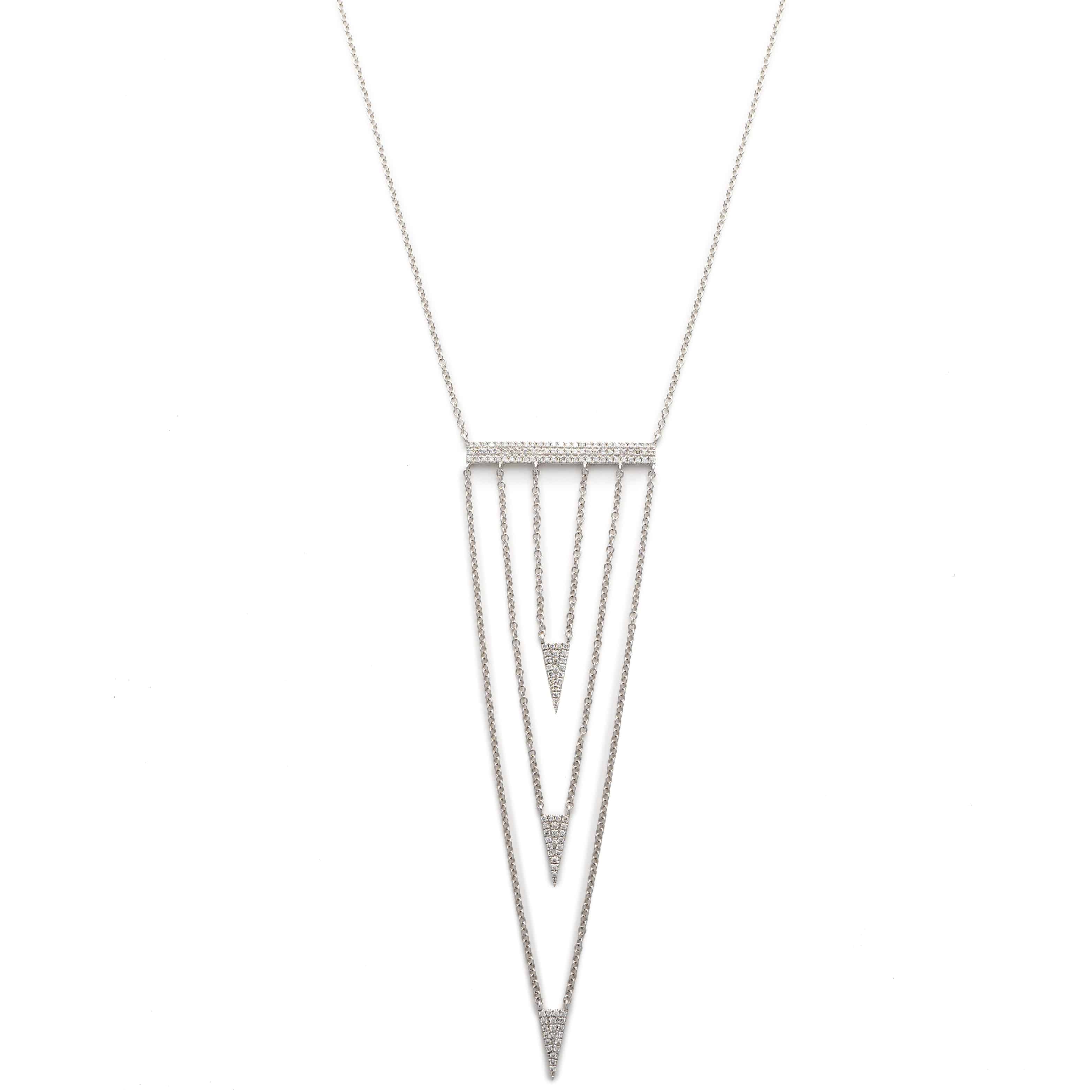 White Diamond Necklace - K.S. Sze & Sons