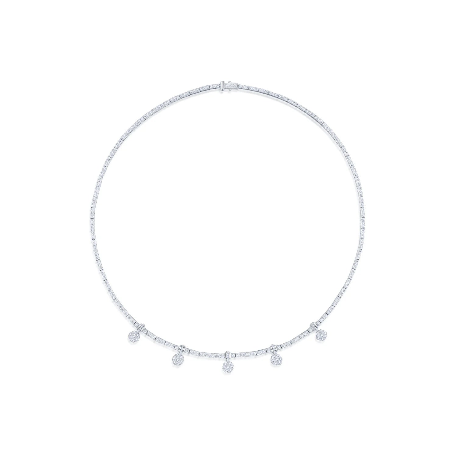 White Diamond Necklace - K.S. Sze & Sons