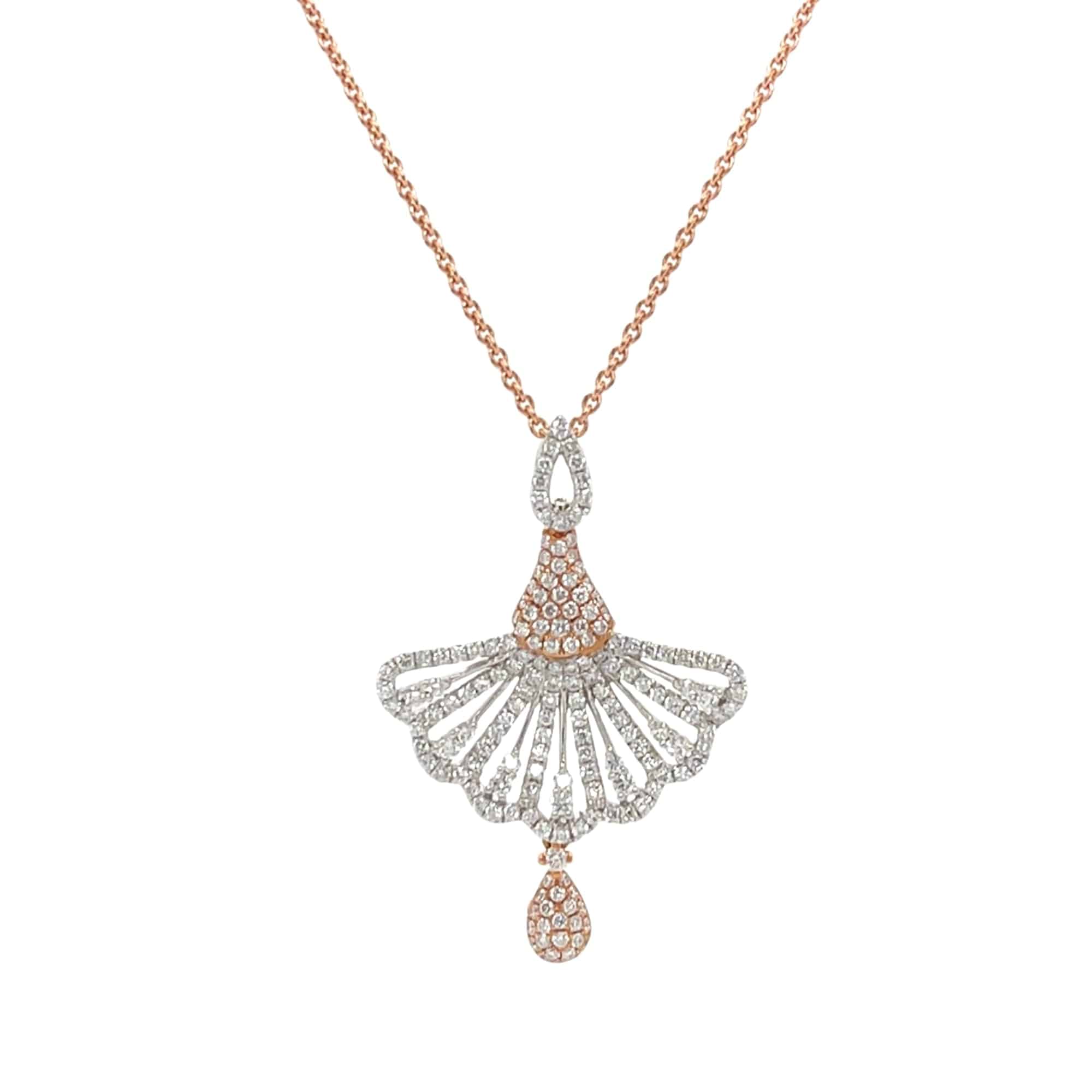 White Diamond Pendant - K.S. Sze & Sons