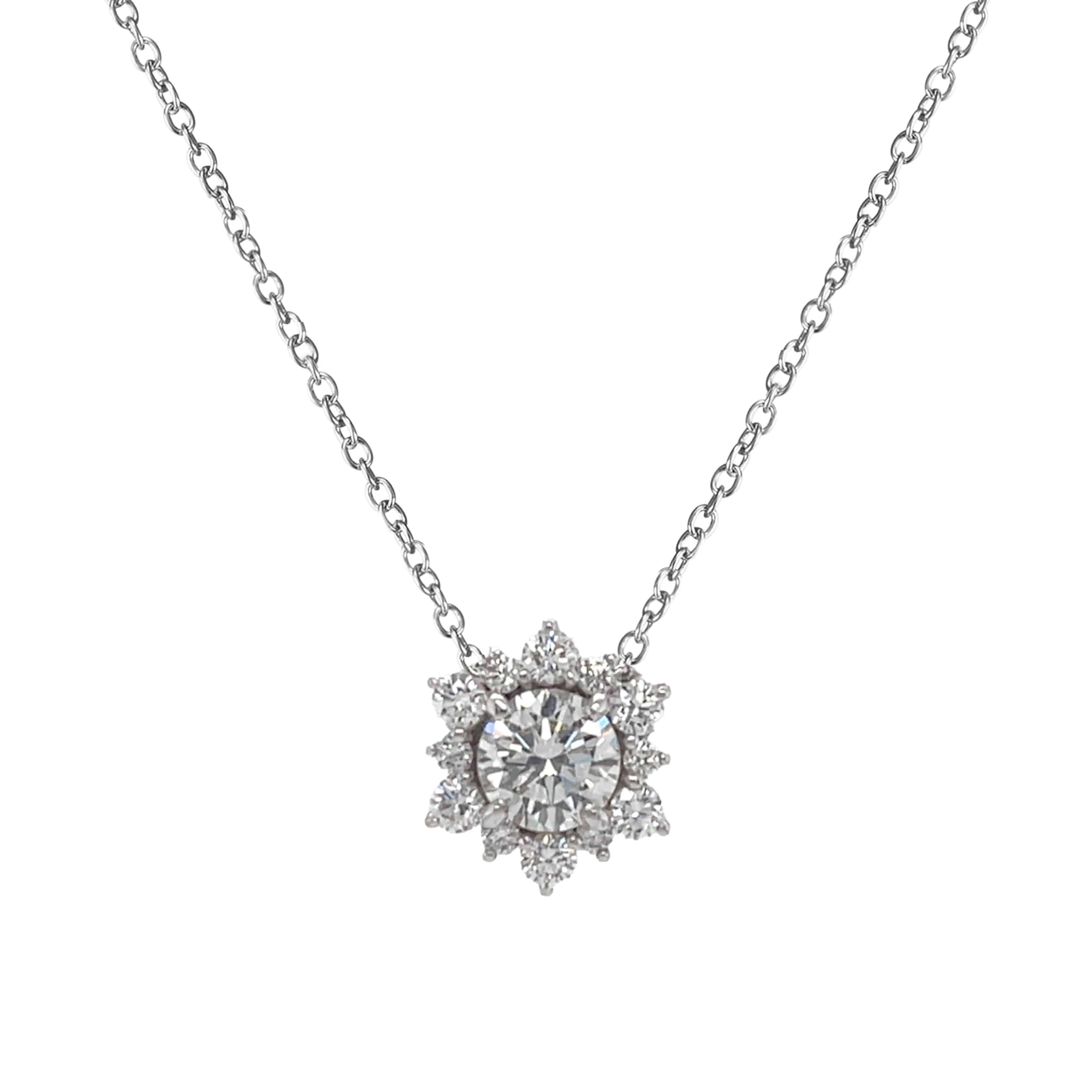 White Diamond Pendant - K.S. Sze & Sons