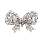 Ribbon Diamond Brooch - K.S. Sze & Sons