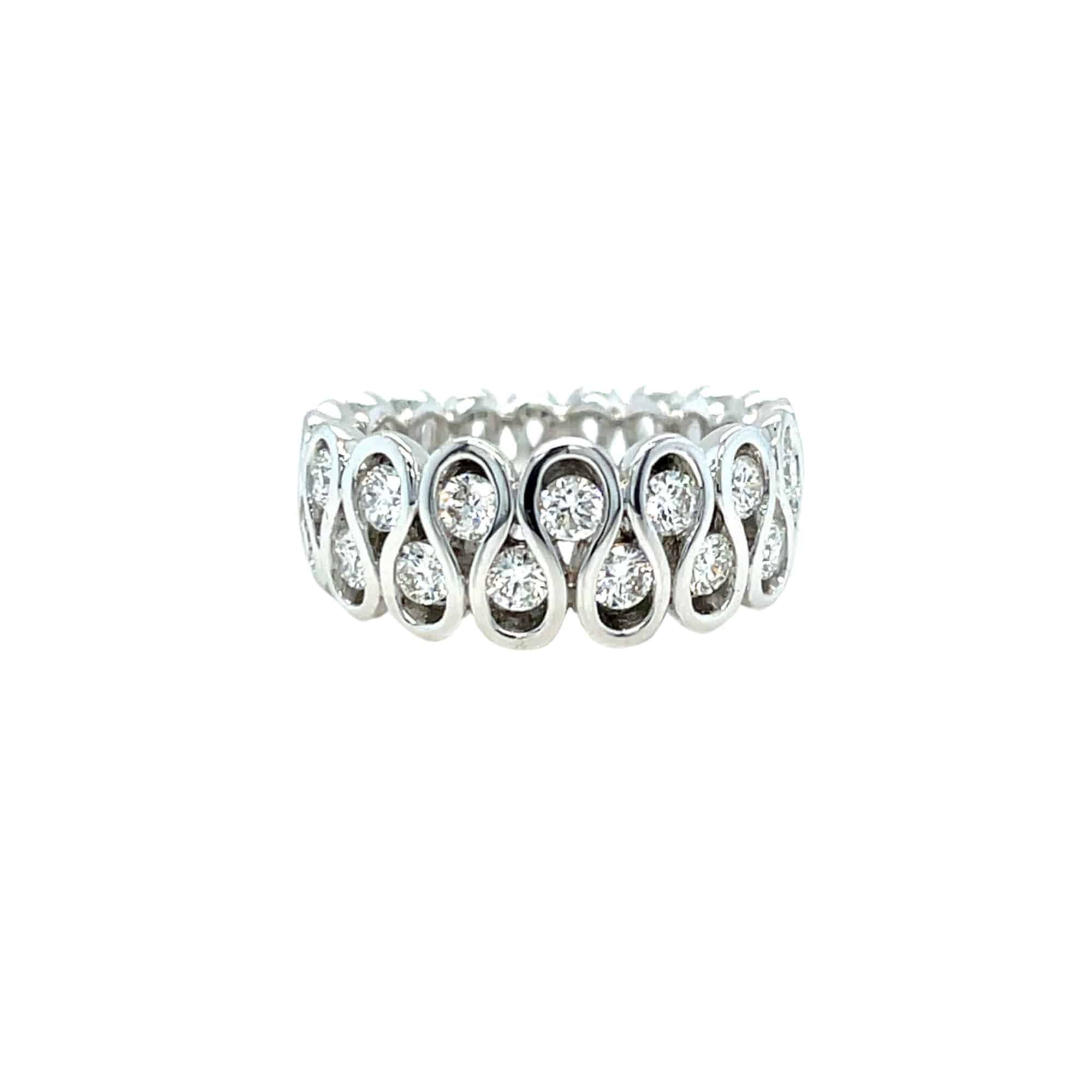 White Diamond Ring - K.S. Sze & Sons