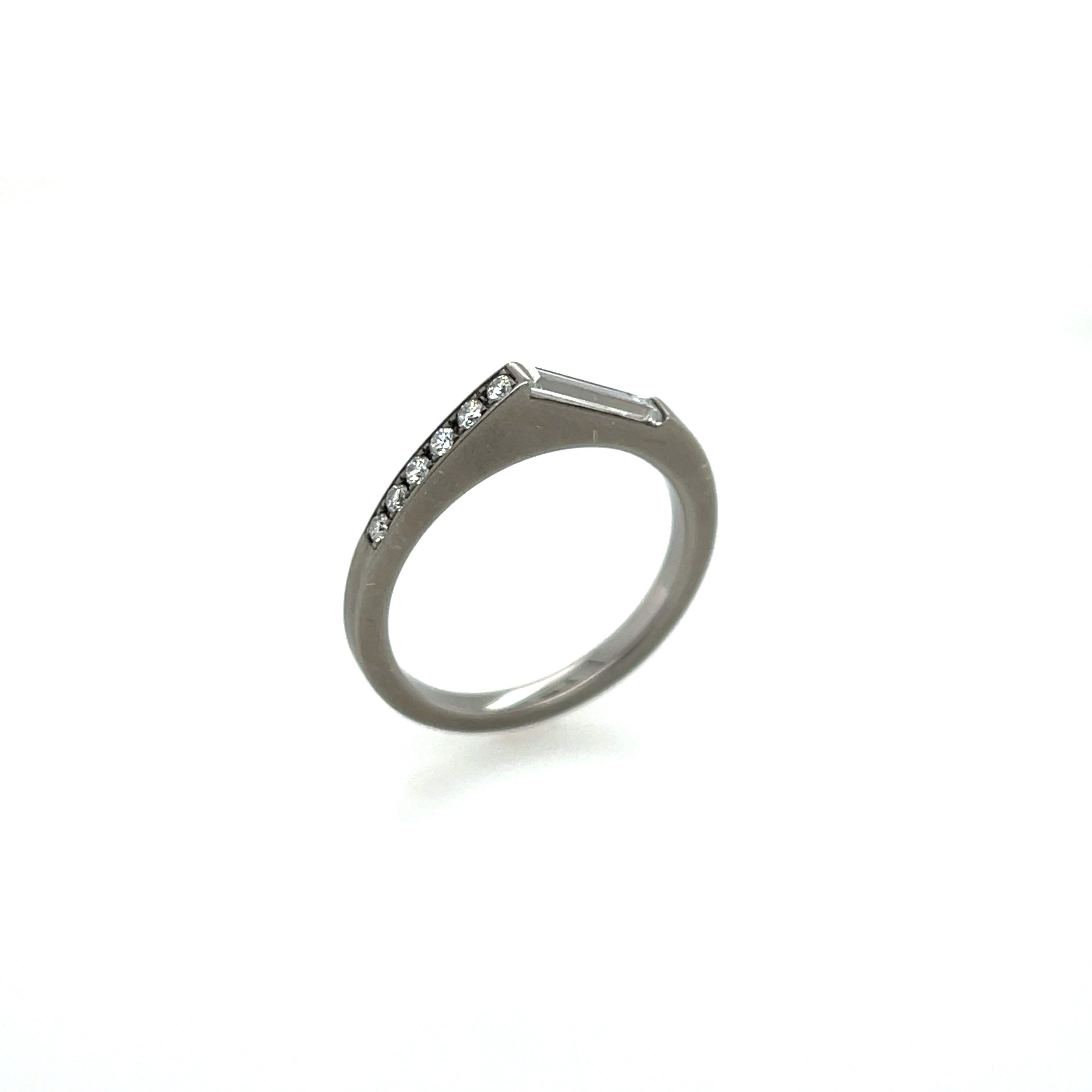 White Diamond Ring - K.S. Sze & Sons