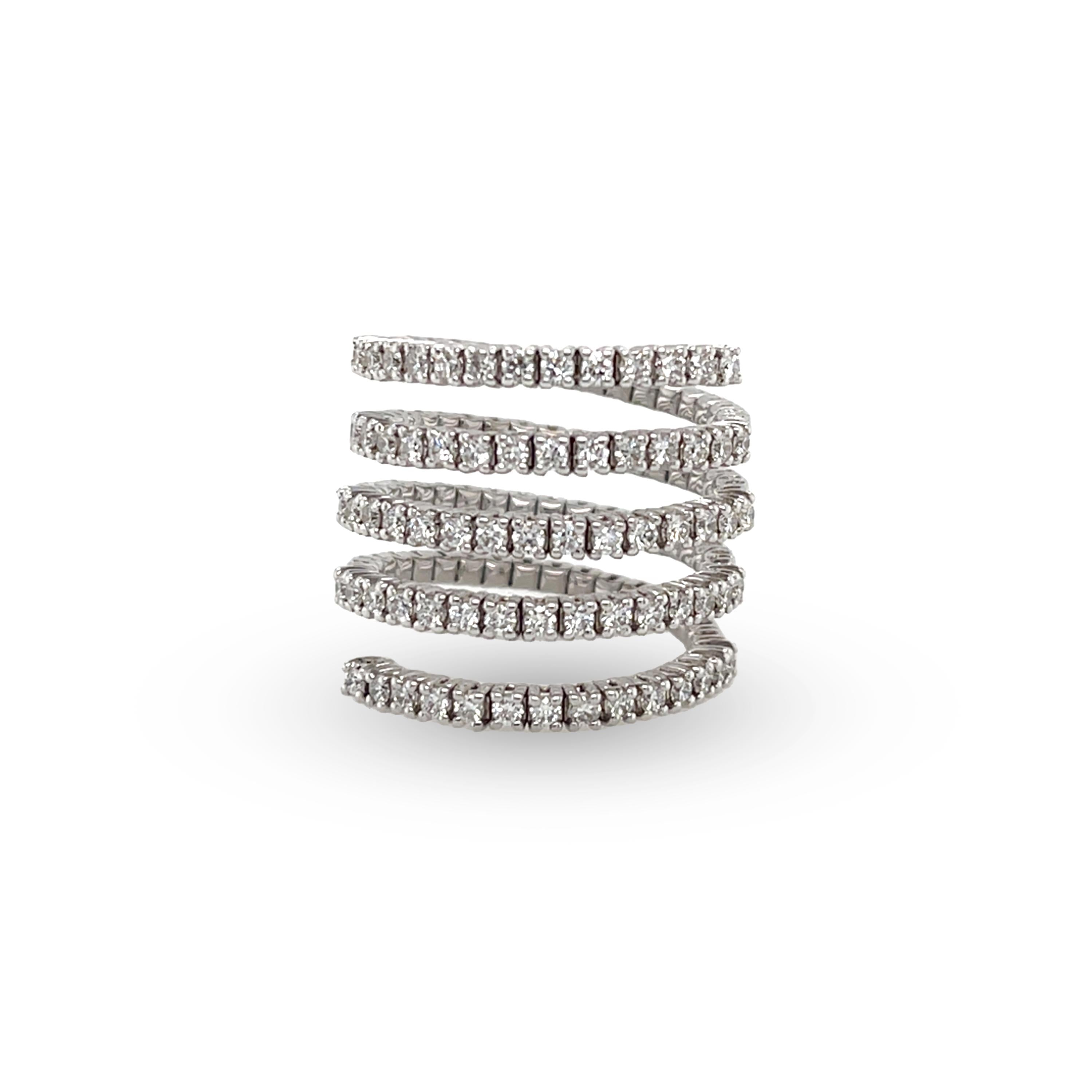 White Diamond Ring - K.S. Sze & Sons