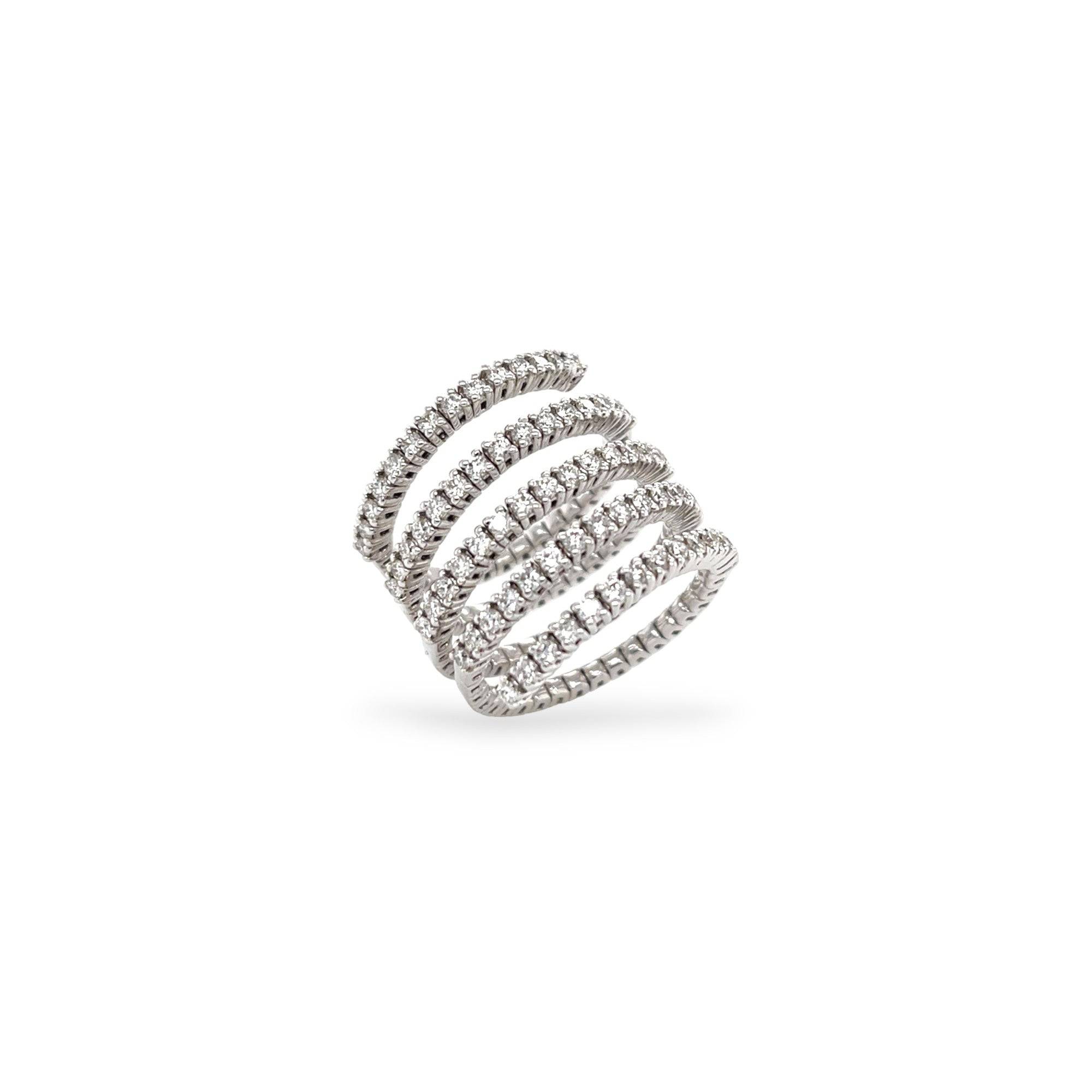 White Diamond Ring - K.S. Sze & Sons