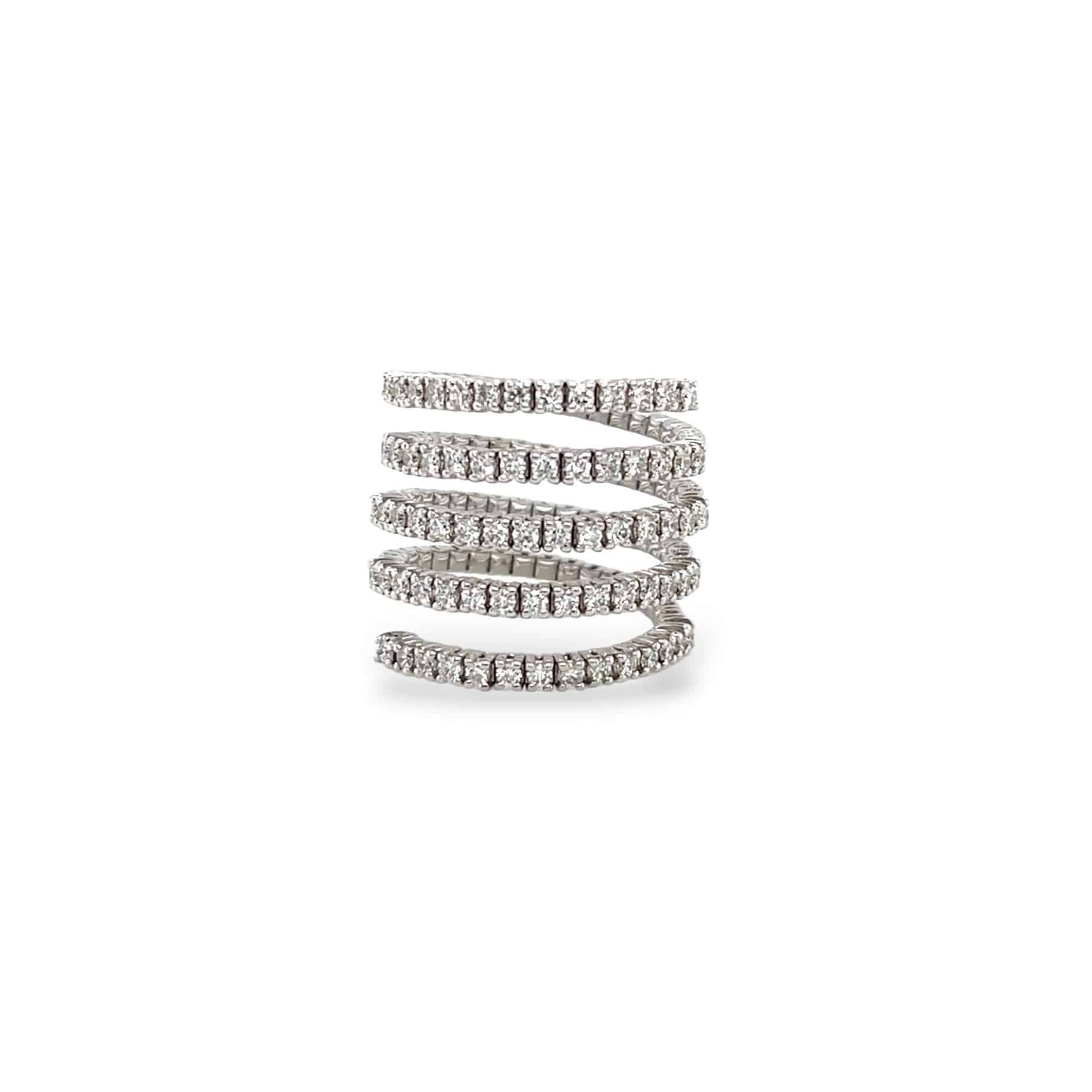 White Diamond Ring - K.S. Sze & Sons