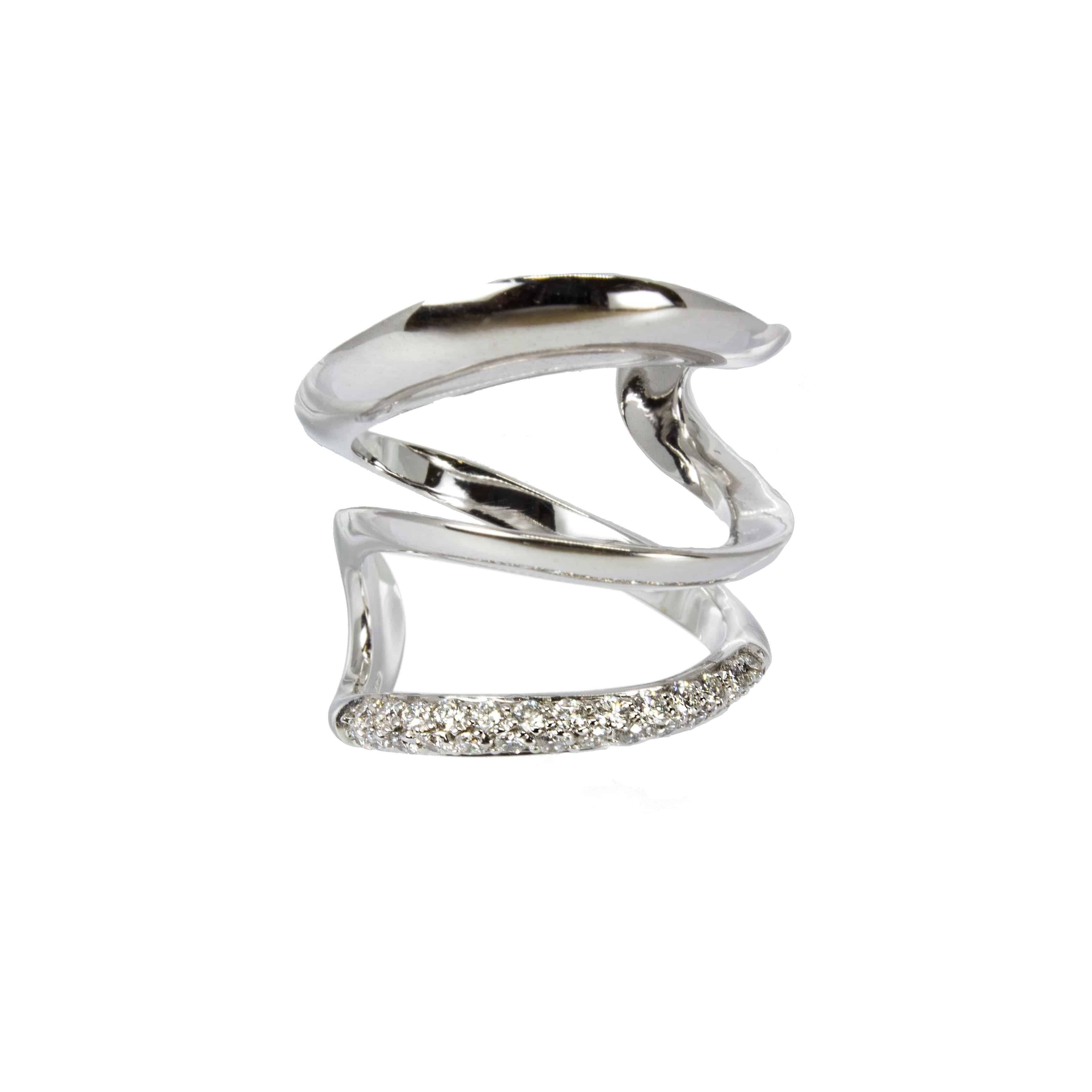 White Diamond Ring - K.S. Sze & Sons