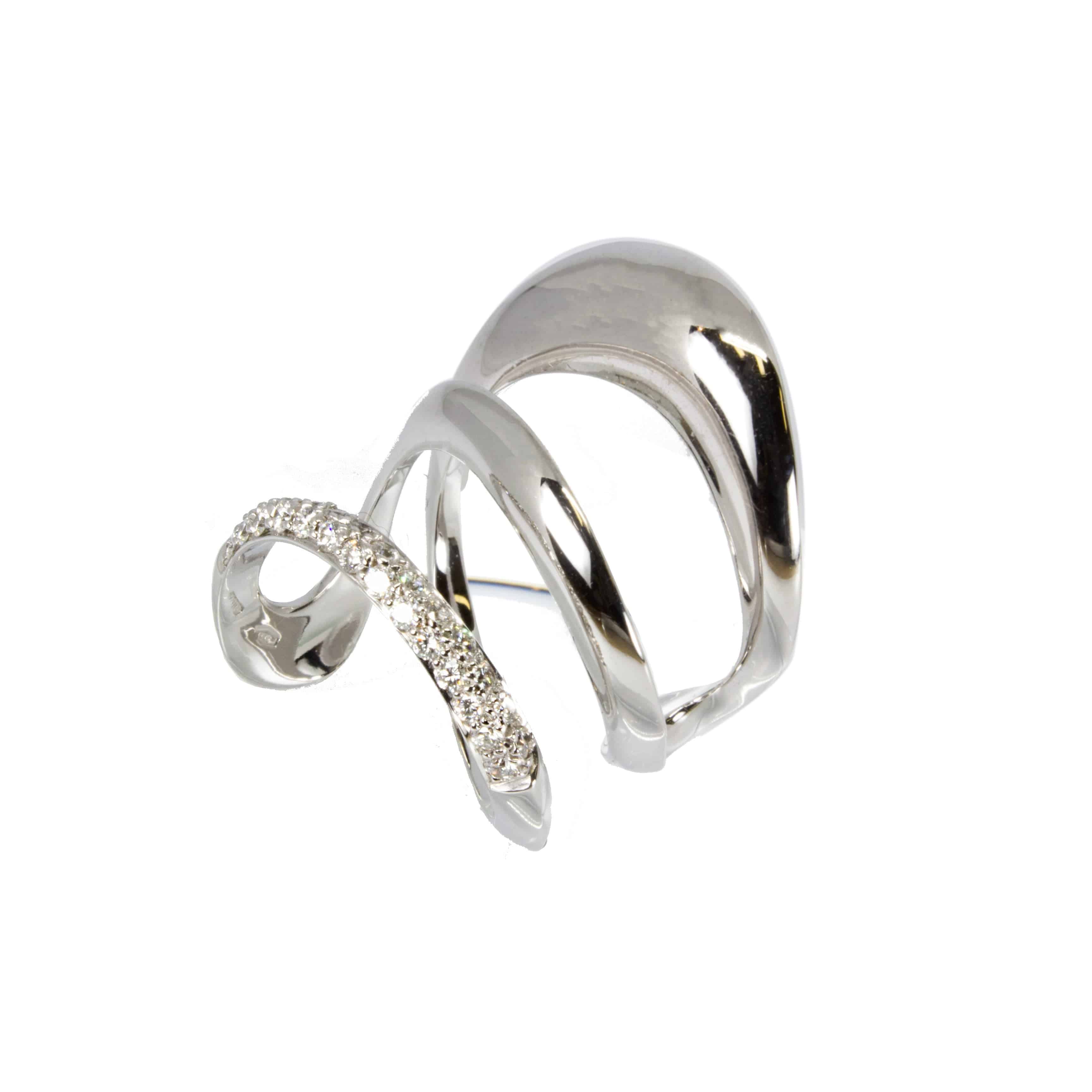 White Diamond Ring - K.S. Sze & Sons