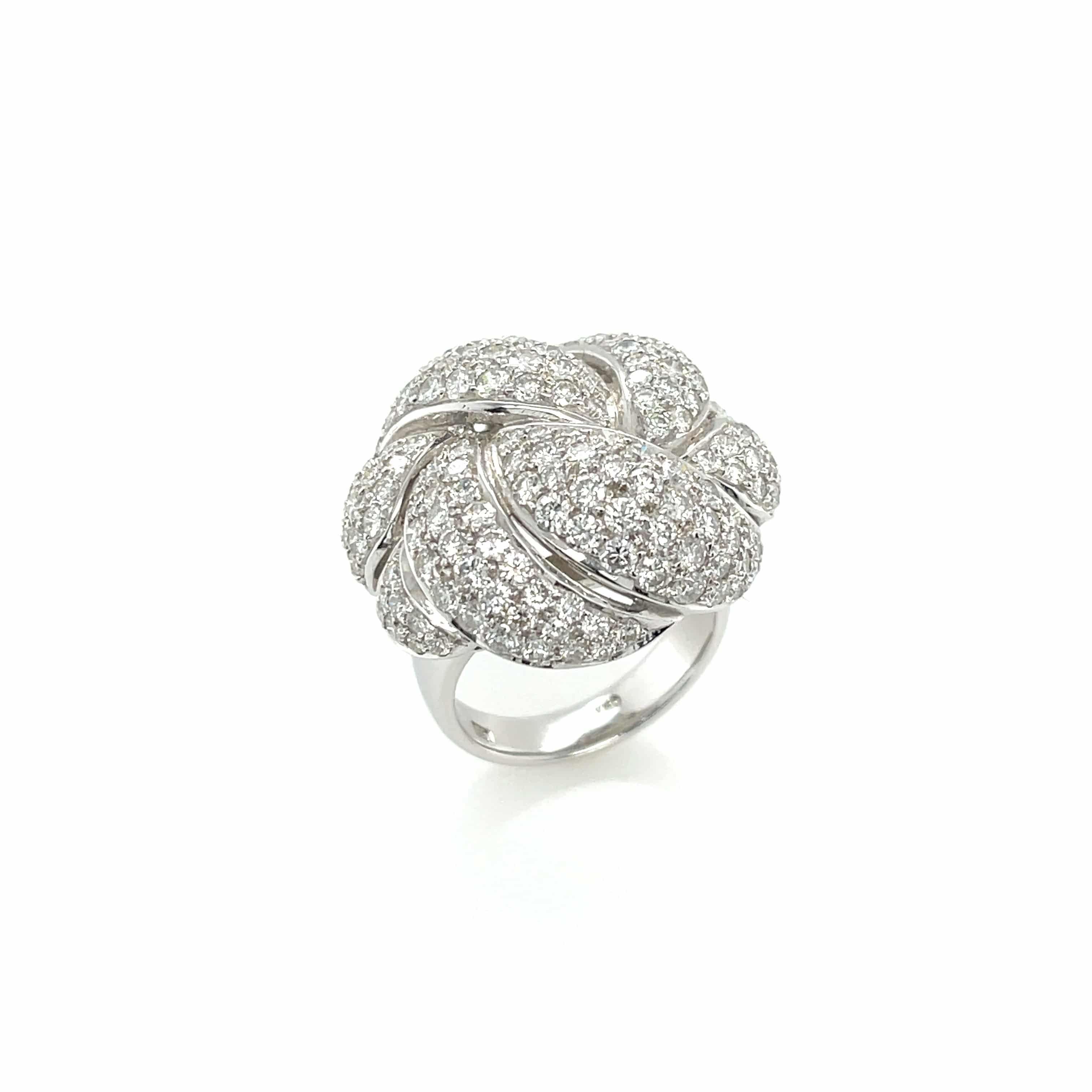 White Diamond Ring - K.S. Sze & Sons