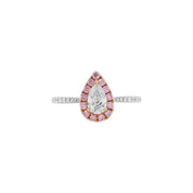 White & Pink Diamond Ring (GIA Certificate)