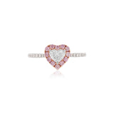 White & Pink Diamond Ring (GIA Certificate)