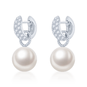 White South Sea Pearl Earrings - K.S. Sze & Sons