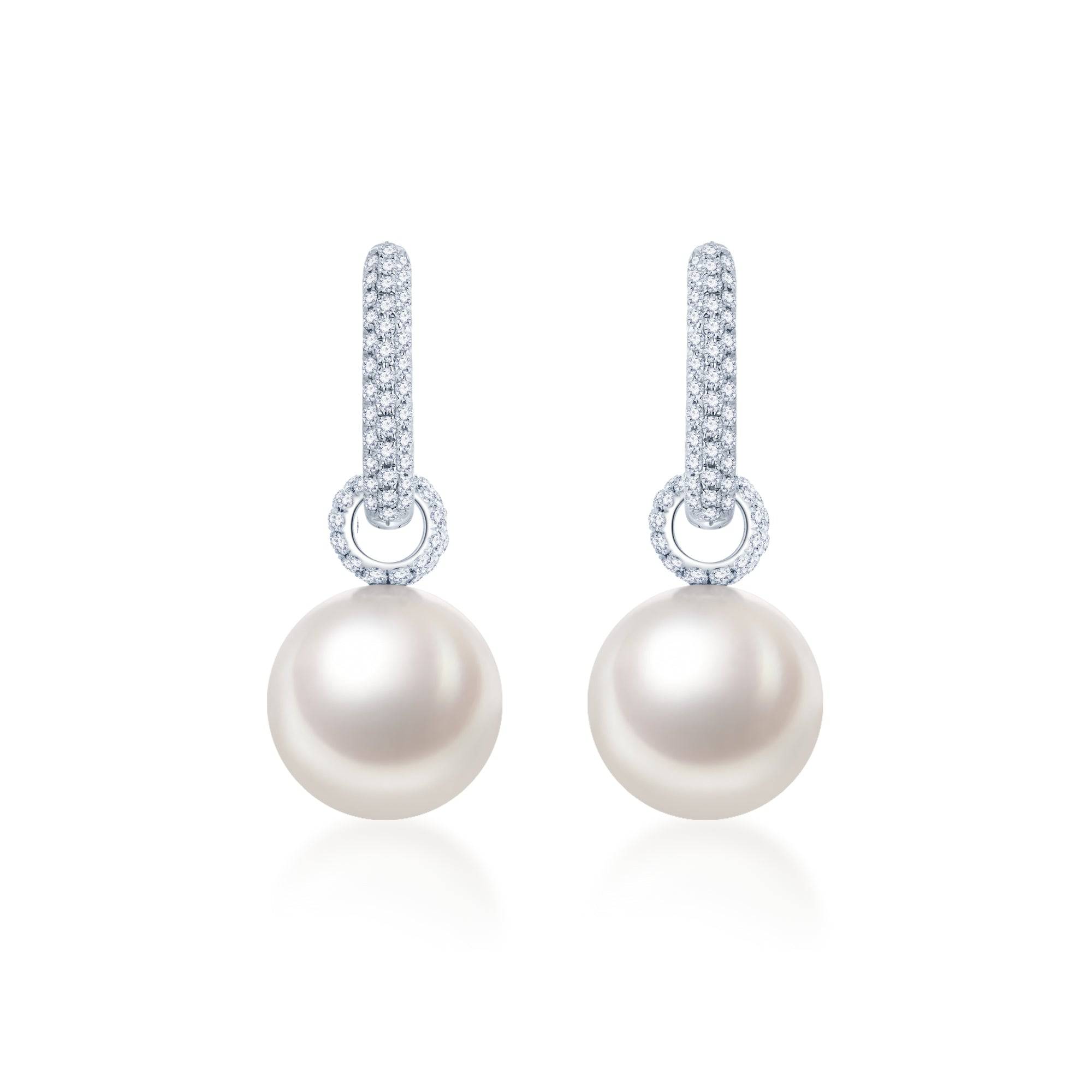 White South Sea Pearl Earrings