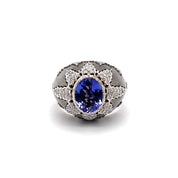 Winter Tanzanite Cocktail Ring - K.S. Sze & Sons