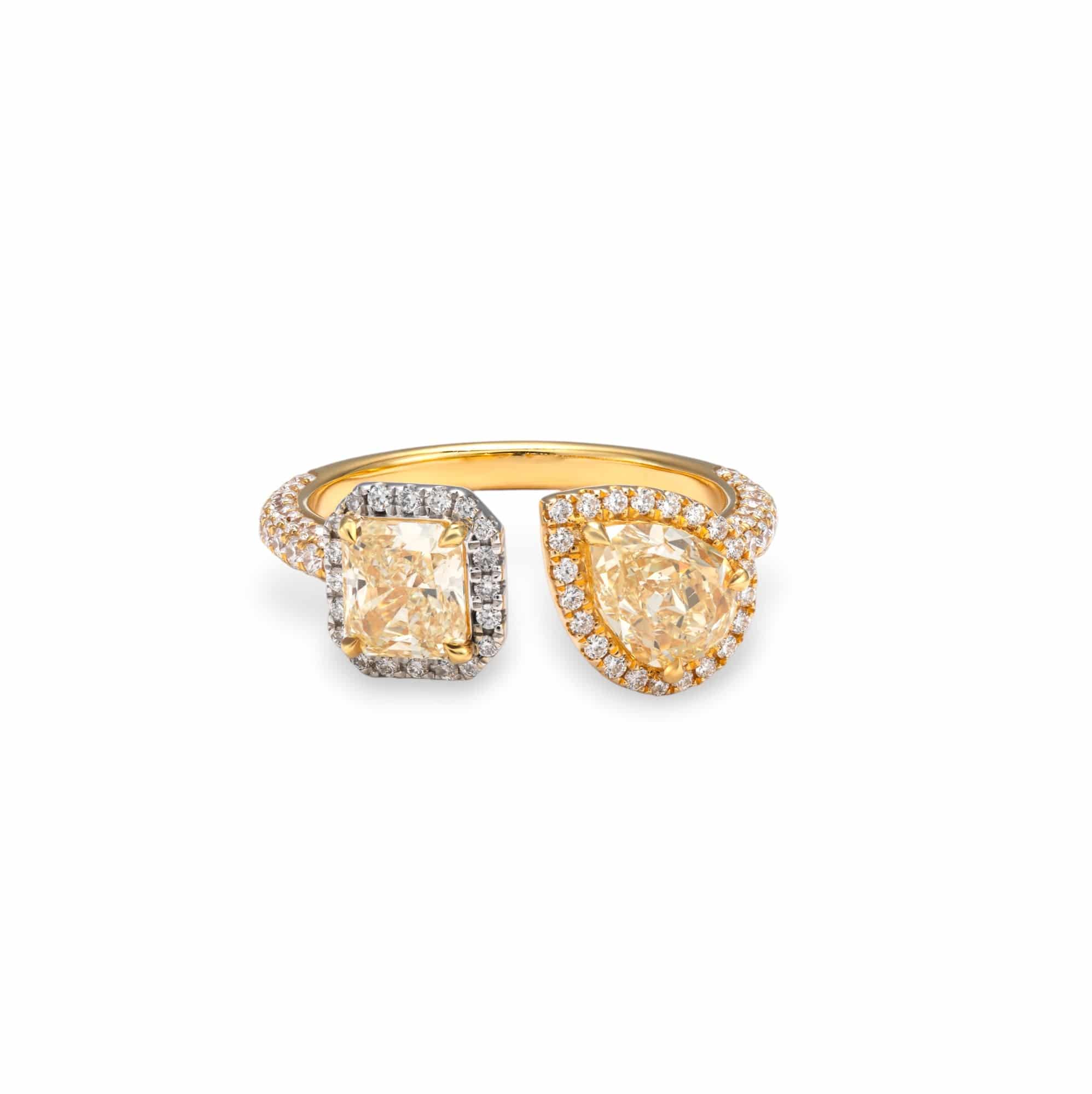 Yellow Diamond Ring - K.S. Sze & Sons