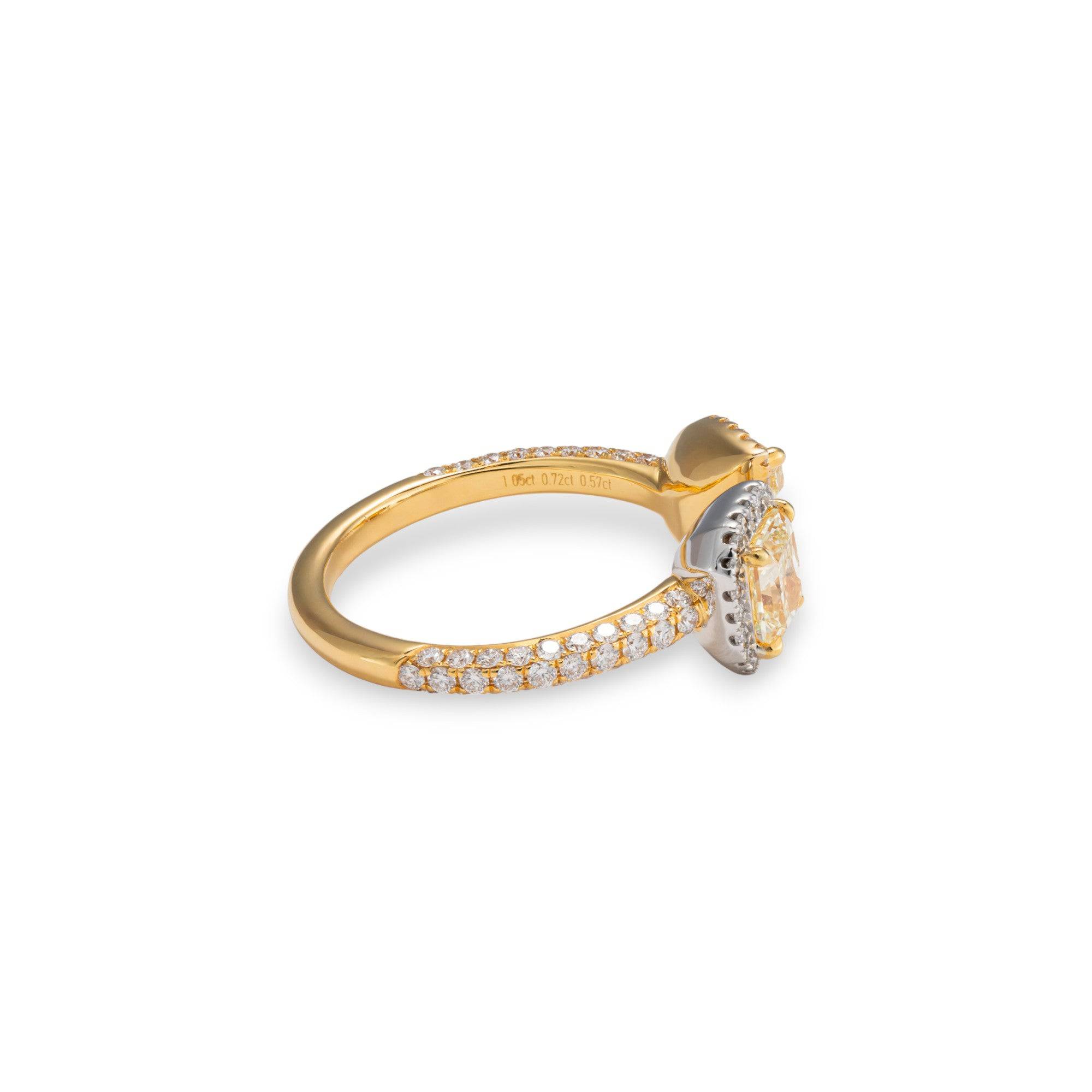 Yellow Diamond Ring - K.S. Sze & Sons